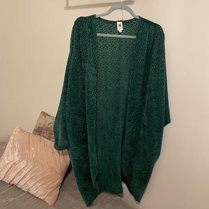 Emerald green cardigan